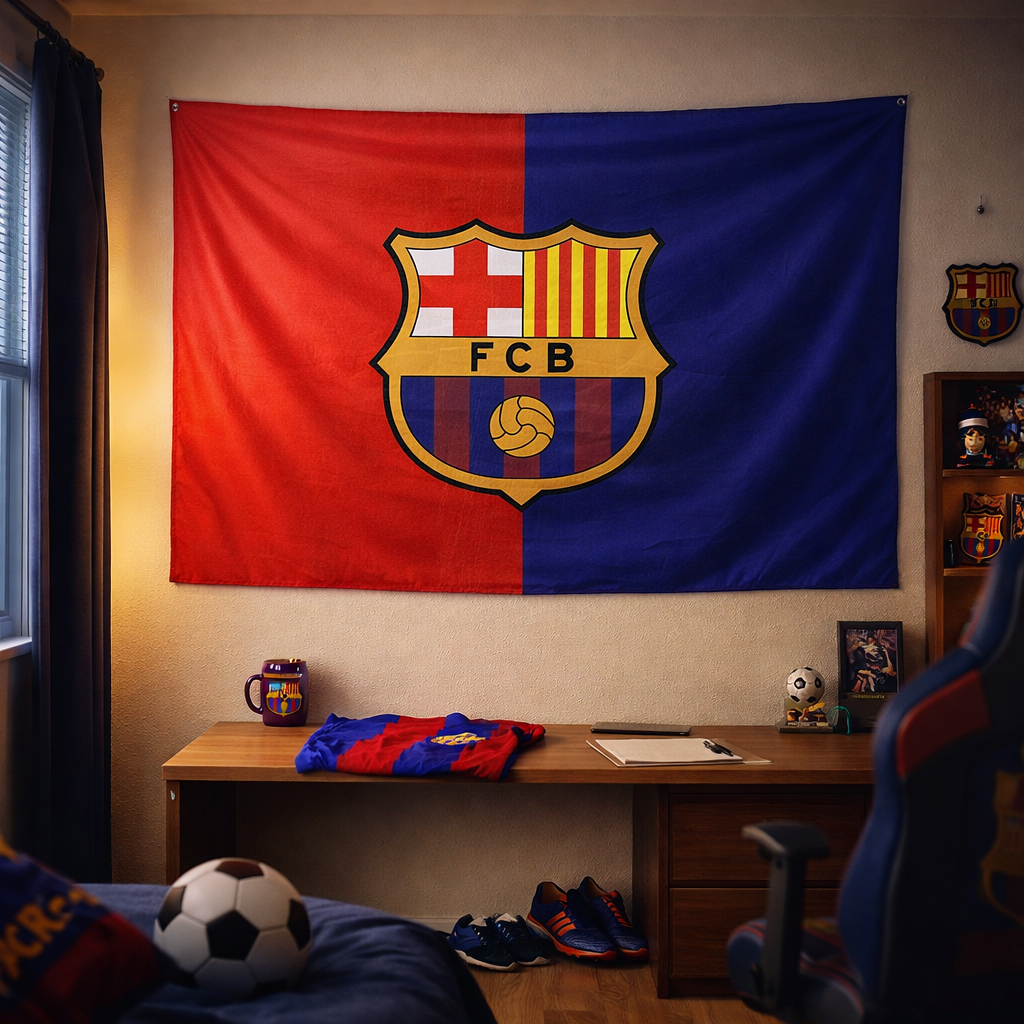 FC Barcelona Flag